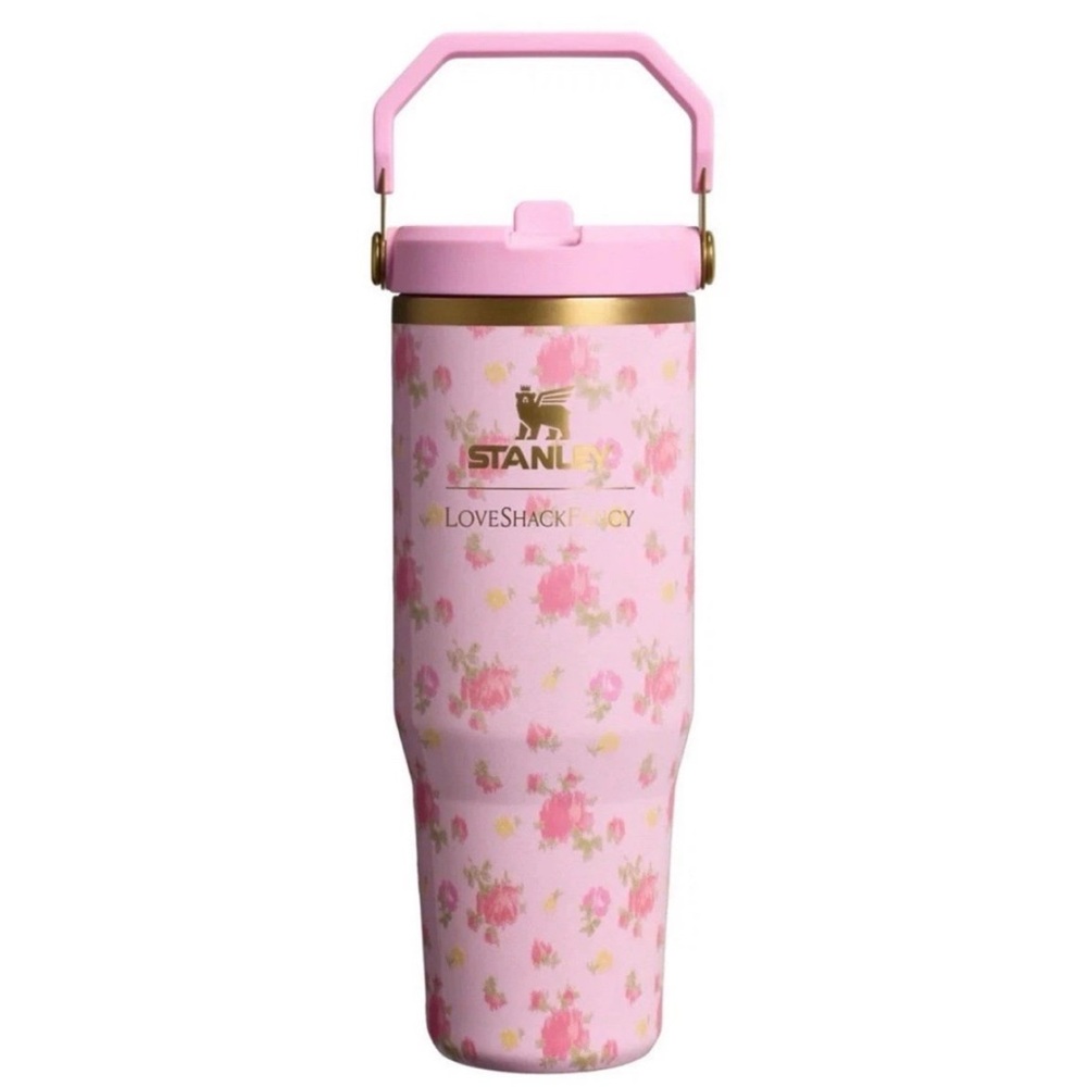 LoveShackFancy Stanley Ibiza sunset IceFlow Flip Straw 30oz Tumbler IN HAND NEW